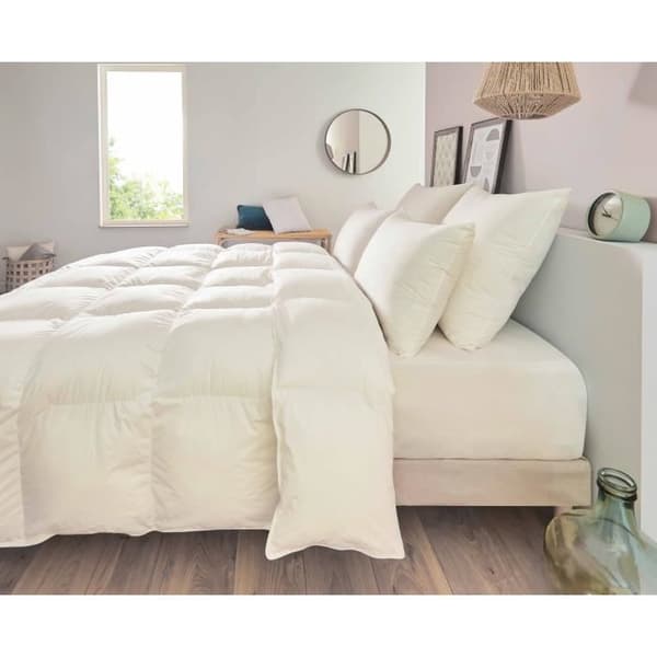 Kudde - TOISON D'OR - POLLUX - Fast komfort - 65 x 65 cm - Vit