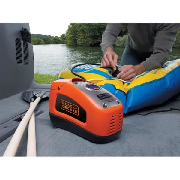 BLACK & DECKER Programmerbar kompressor 12 V / 220V 11 bar