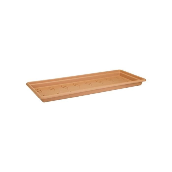 ELHO Green Basics 100 planteringsskål - Mjuk terrakotta - XXL - Utomhus - Ø 89,7 x H 5,7 cm