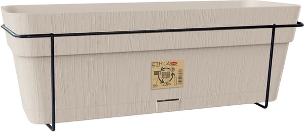 STEFANPLAST Balkonghylla ETHICA - 9 L - 50x18 x h17 cm - Vit