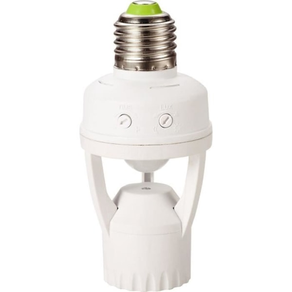 E27-sockel - GAO - Detektor - 360°, justerbar varaktighet, LED/CFL-kompatibel