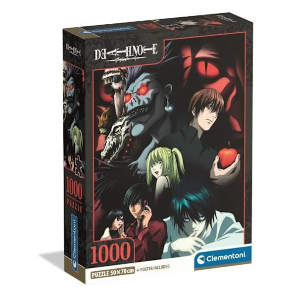 CLEMENTONI - Kompakt 1000 bitar - Death Note