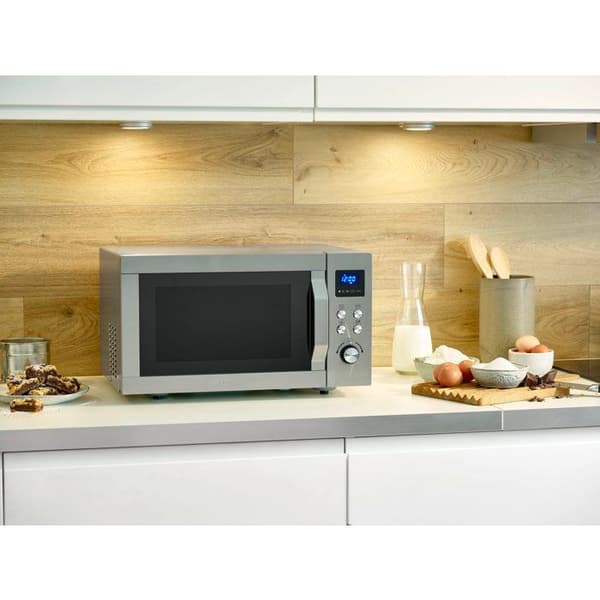 Kombinationsmikrovågsugn - SEVERIN - MW 7774 - Rostfritt stål - 25 L - 48,3 x 43,5 x 28,1 cm