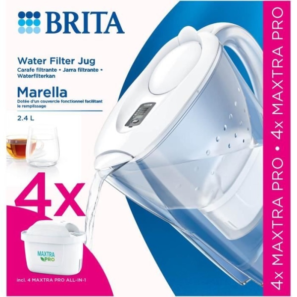 BRITA Marella vit filterkanna - MAXTRA PRO Allt-i-1