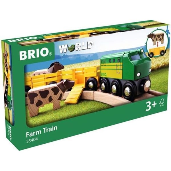 BRIO World - 33404 - Farm Animal Train