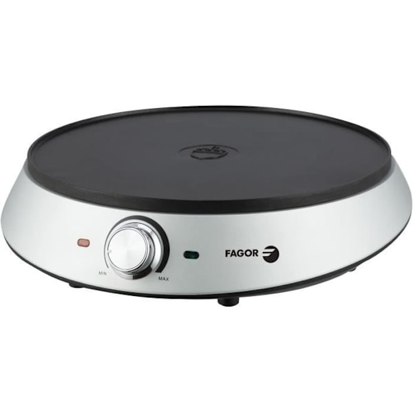 Elektrisk crepe maker - FAGOR - FGC240 - 1200 W - Diameter: 30 cm - Non-stick beläggning - Grå