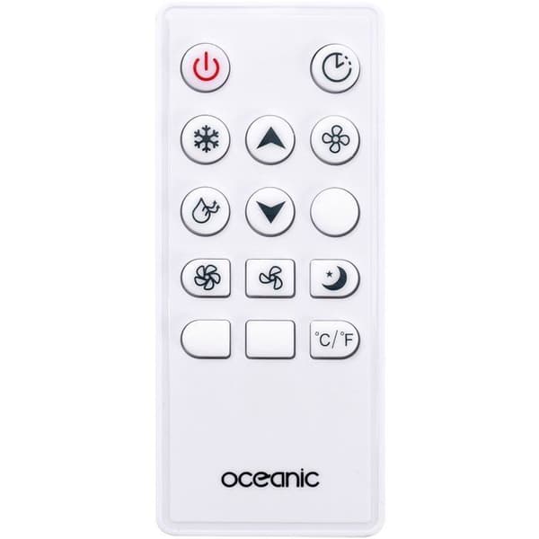 OCEANIC 10000 BTU Bärbar Monoblock Luftkonditionering - 1120W - Avfuktare - Programmerbar - Energiklass A - Vit