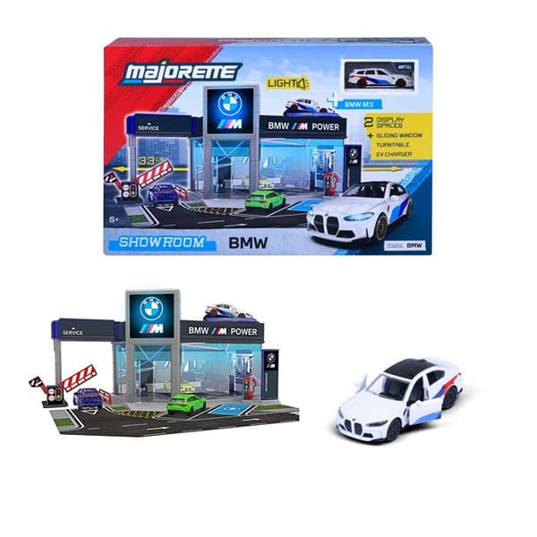 MAJORETTE - Majo BMW Diorama + 1 fordon - 3+ år