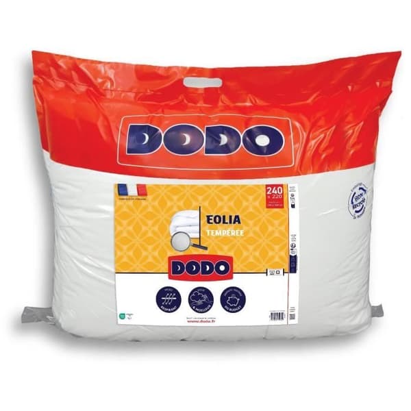 DODO - Tempererat täcke 300 g/m² - EOLIA - 220 x 240 cm - Vit