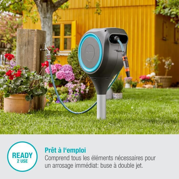 GARDENA - Automatisk slangrulle RollUp M 20 m