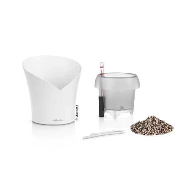 LECHUZA Kruka ORCHIDEA ALL-IN-ONE Matt vit