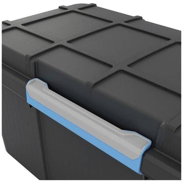 Lufttät rullande förvaringslåda - 110 liter - svart