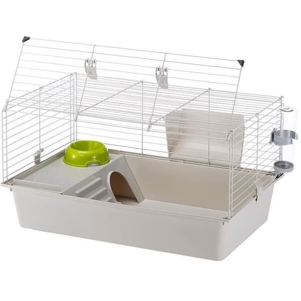 Bur - FERPLASTE - CAVIE 80X1 - 77 x 48 x 42 cm - Ljusgrå
