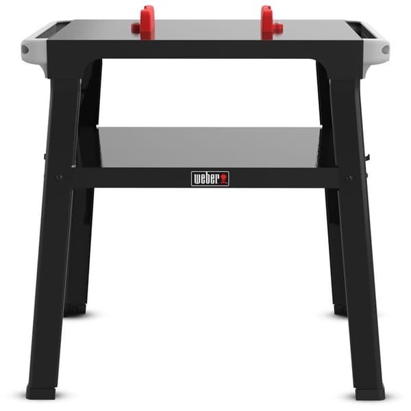 Stöd för Lumin/Lumin Compact - Weber - Förvaringshylla - Två integrerade krokar - Svart