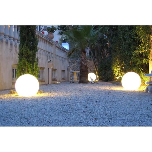 Lumisky - Wireflive Luminous Ball för LED utanför - Bobby White - Ø60cm Culot E27