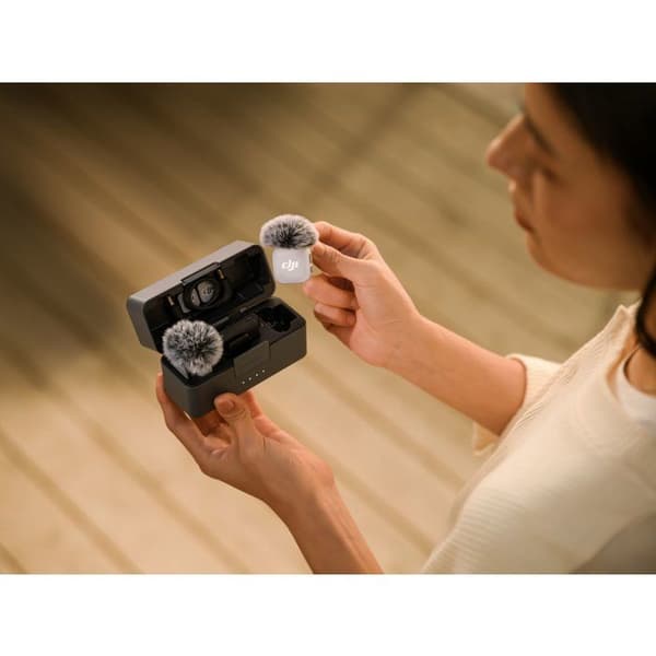 Trådlös mikrofon - DJI - Mic Mini 2 - 2 TX - 1 RX - Laddningsfodral