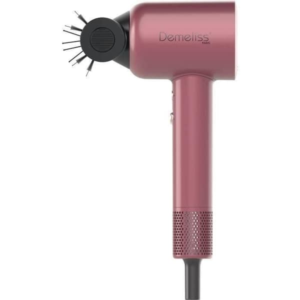 Hårtork - DEMELISS - ULTIMATE DRYER SET - Magnetisk diffusor - 1600 W - Cherry Chérie