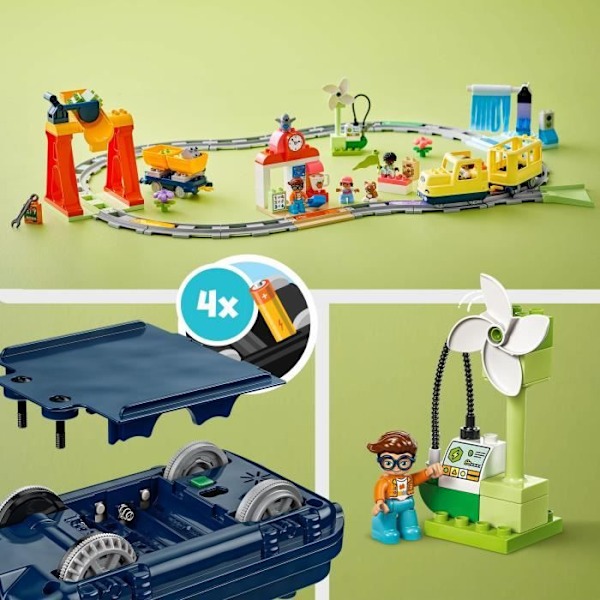 LEGO DUPLO My Town 10428 The Great Interactive Community Train - Leksaker för tidig inlärning 3 år