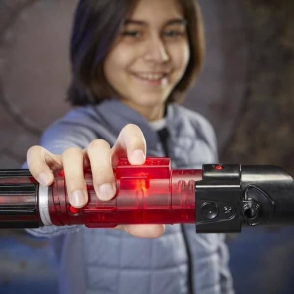 Darth Vader elektronisk ljussabel, Star Wars Lightsaber Forge Kyber Core, barnleksaker, 4 år