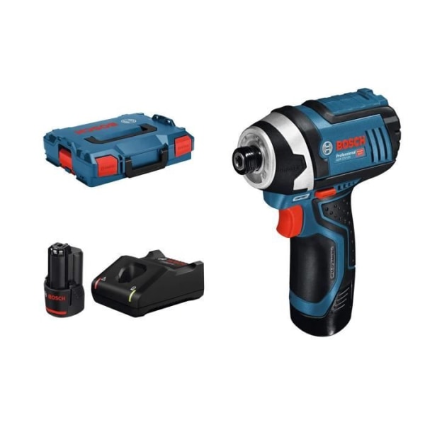 Bosch Professional GDR 12V-105 slagdrivare + 2 2,0Ah batterier + LBOXX - 06019A6977