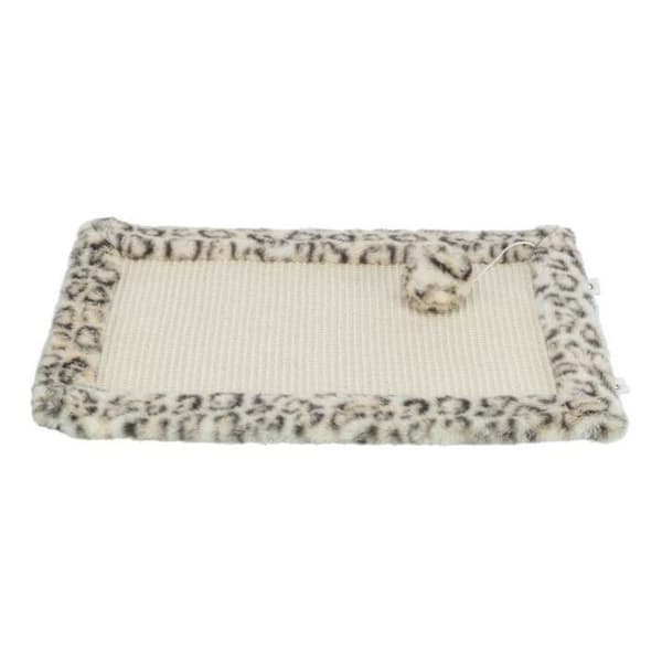 Klösmatta - TRIXIE - LEO - 55 x 35 cm - Krämfärgad leopardmönstrad