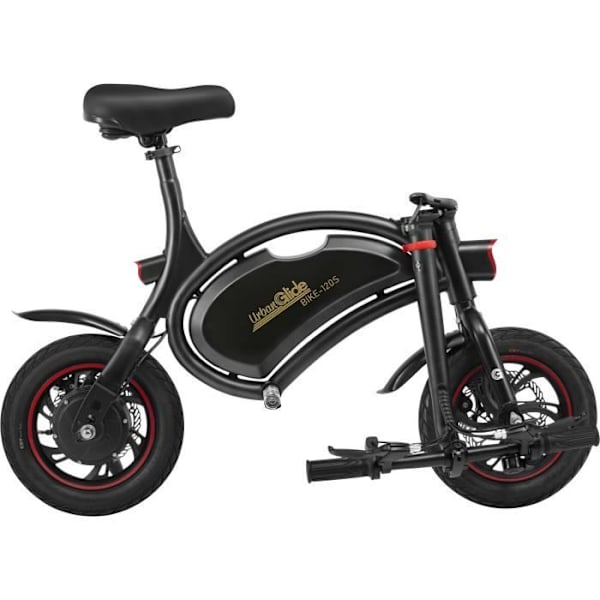 Elektrisk balanscykel - URBANGLIDE - BIKE 120S - 350 W - 12'' - Vuxen - Fällbar - Svart
