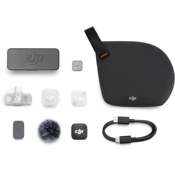 Trådlös mikrofon - DJI - Mic Mini 2 - 1 TX - 1 RX Mobil - Laddningsfodral