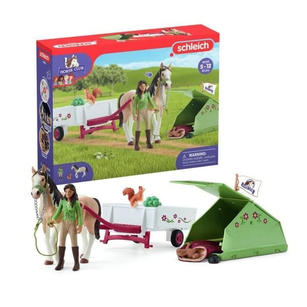 Schleich - Adventures på Sarah Campsite - 42533