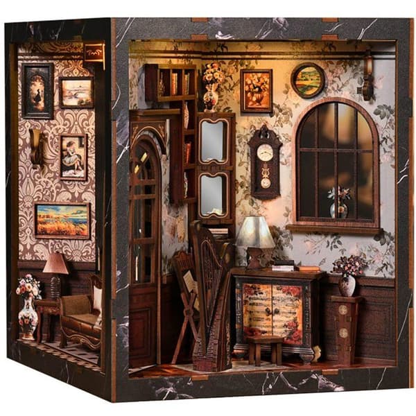 Bokhörna - DIY-kit för att bygga 3D-modell av bokstöd - Nook Cube Nookland