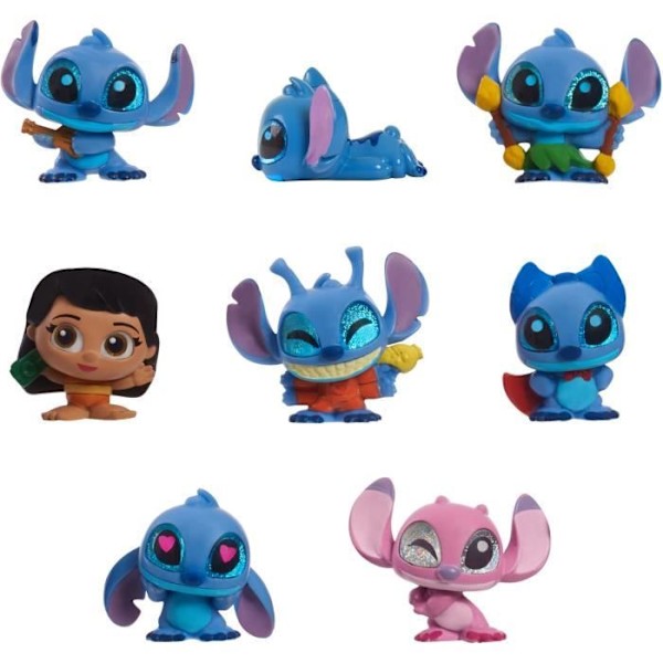 Samlarfigurer - DISNEY - Stitch Collector's Box - 8 exklusiva figurer inklusive 1 sällsynt