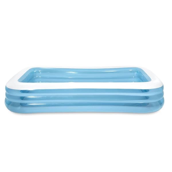 INTEX Rektangulär uppblåsbar pool för familjen - 3,05 x 1,83 x 0,56 m