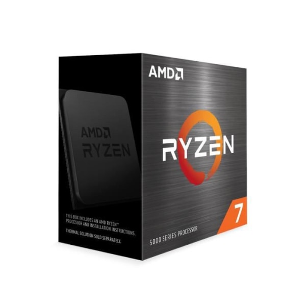 AMD RYZEN 7 5800X - AM4-processor - 4,70 GHz - 8 kärnor