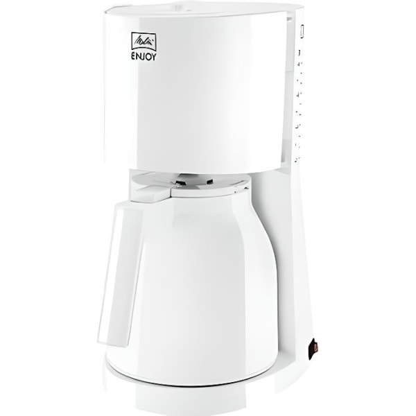 MELITTA 1017-05 Filtrera kaffebryggare med isolerad kanna Enjoy II Therm -  White 0c73 | Fyndiq