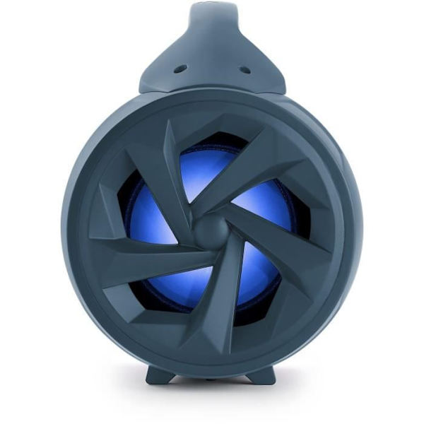 BIGBEN PARTYBTLITEDB - Trådlös ljushögtalare - Bluetooth - Mikrofon ingår - Ljuseffekter - 50W - Mörkblå