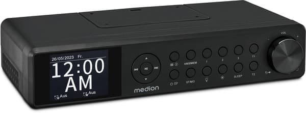 Köksradio - MEDION - DAB+ - 2x3W RMS - Svart