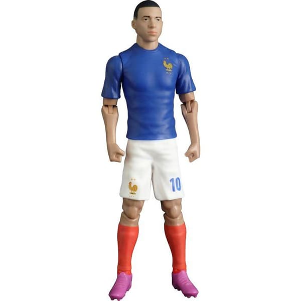 Ledad figur - Frankrikes landslag - MEGABLEU - Mbappé nummer 10 - 20 cm