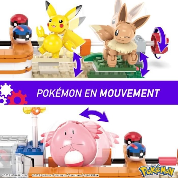 FOREST POKEMON CENTER - MEGA - HNT93 - MEGABLOKS LICENSERADE BYGGSTECLAR