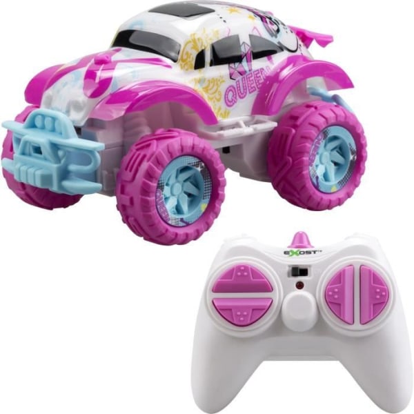 EXOST MINI PIXIE - Buggy fjärrstyrd bil - All terräng - Rosa färg - Ministorlek 14 cm - Från 5 år