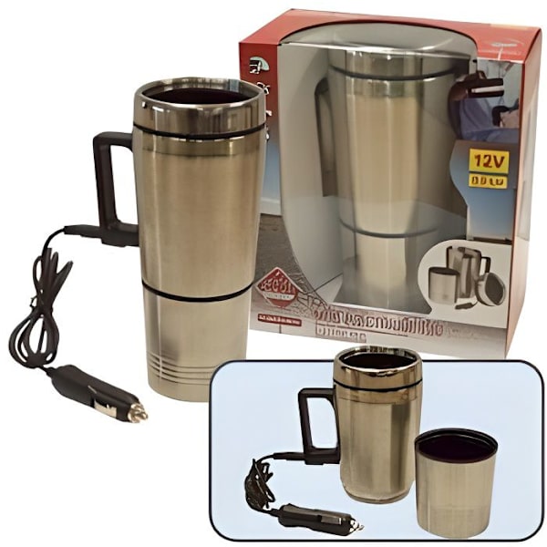 12V 0,5 liter elektrisk muggkopp