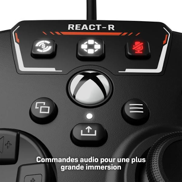 Kabelansluten gamepad - TURTLE BEACH - REACT-R Kabelansluten kontroll - Svart