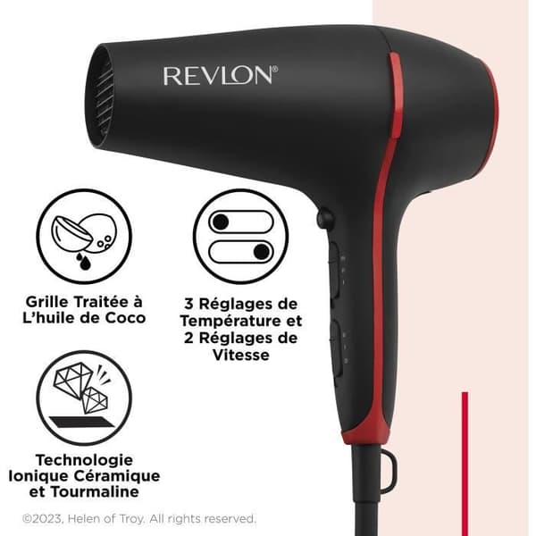 Slooths Smoothstay Revlon RVDR5317 - Infused With Coconut Oil + Volummer Diffuser