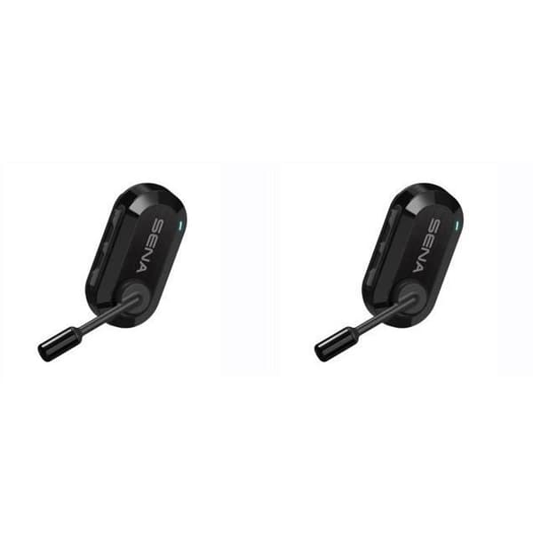 Headset - SENA - Bikom 20 duo - Bluetooth - Mikrofon - 800 m räckvidd - 7 timmars batteritid - USB-C - x 2 - Svart