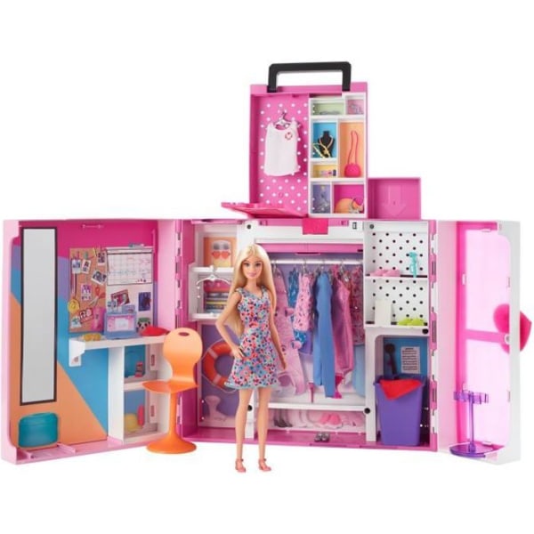 BARBIE - Barbie And Her Mega Dressing - Docka - 3 år och +