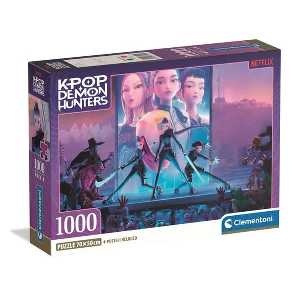 Clementoni - K-Pop Demonjägare - 1000-bitars pussel