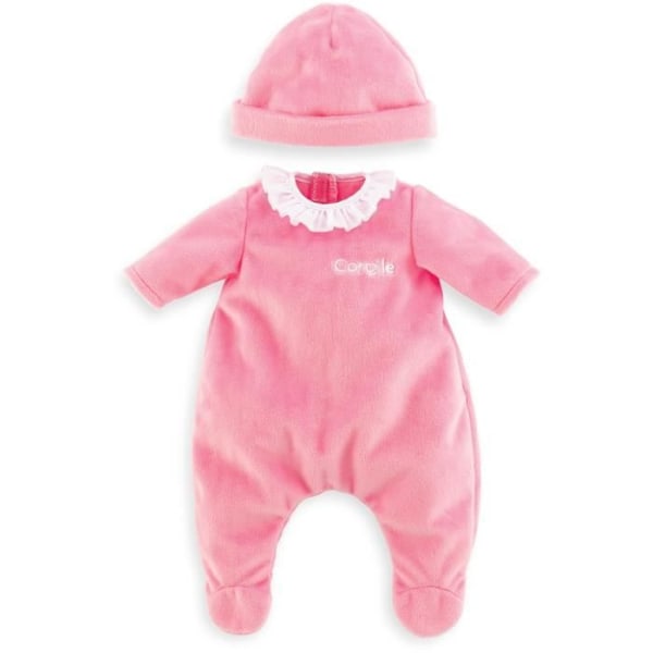 Rosa Pyjamas och hatt - COROLLE - Kläder - För 36cm docka - Från 2 år