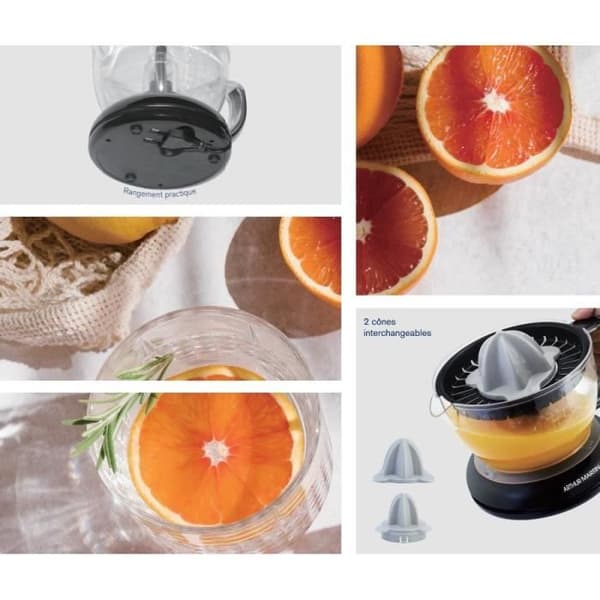 Elektrisk citruspress - ARTHUR MARTIN - AMPA07 - 700 ml - 2 koner - Hällpip