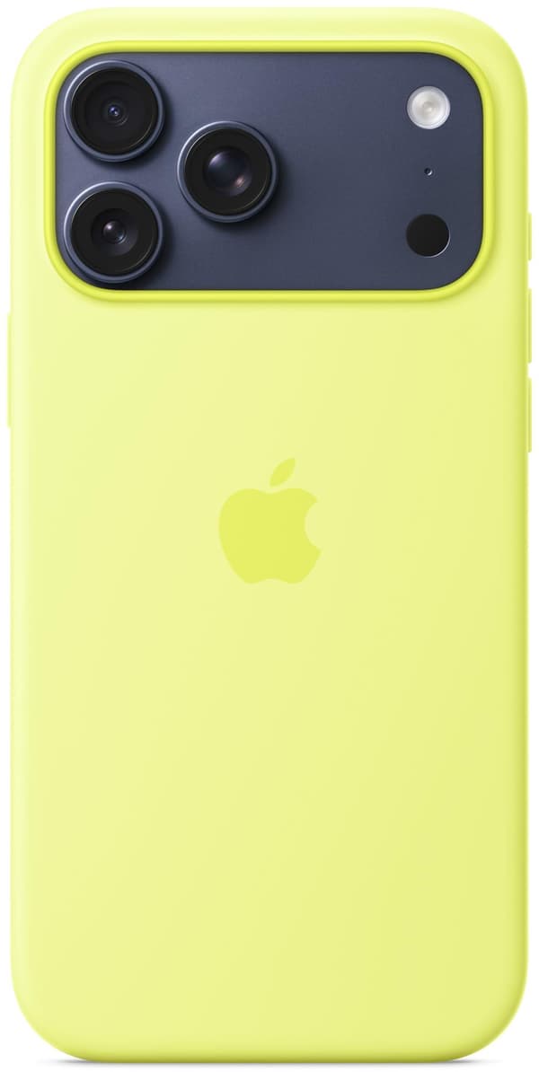 APPLE iPhone 17 Pro Max - Silikonskal med MagSafe - Neongul