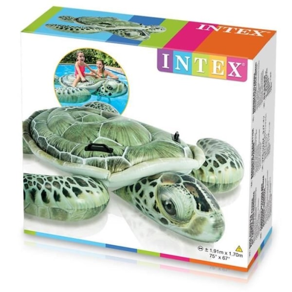 INTEX uppblåsbara havssköldpaddor som rider boj - biljardspel