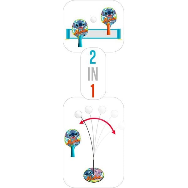 2-i-1-set för pingislek - DISNEY - STITCH