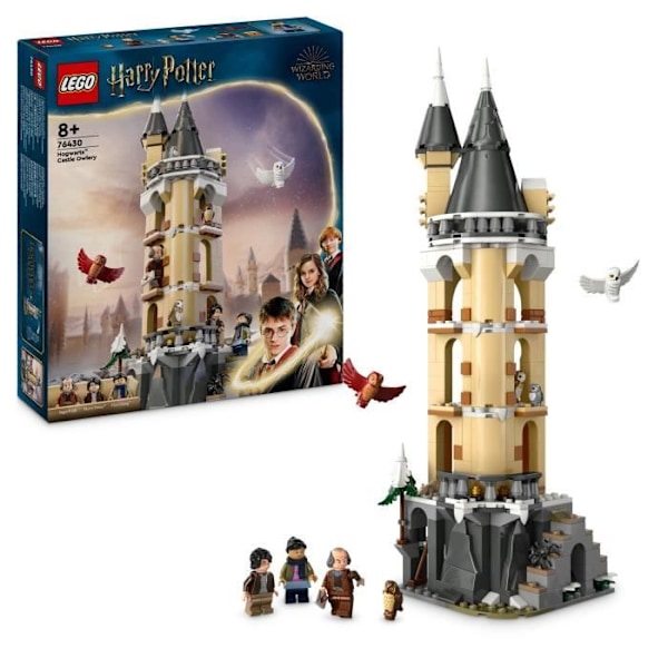 LEGO Harry Potter 76430 Hogwarts slott voljär, djurleksak för barn